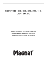 Magnat Audio Monitor Supreme 1000 Bedienungsanleitung