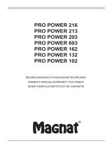 Magnat Pro Power 203 Bedienungsanleitung