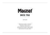 Magnat  MCD 750 Bedienungsanleitung