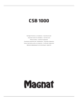 Magnat Audio CSB 1000 Bedienungsanleitung