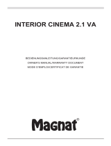 Magnat Audio INTERIOR CINEMA 2.1 VA Bedienungsanleitung
