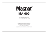 Magnat MA 600 Bedienungsanleitung