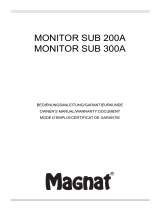 Magnat Audio MONITOR SUB 200A Bedienungsanleitung