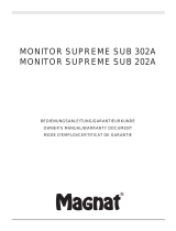 Magnat Monitor Supreme Sub 202A Bedienungsanleitung