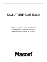 Magnat Signature Sub 530A Bedienungsanleitung