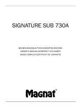 Magnat Audio Signature Sub 730A Bedienungsanleitung