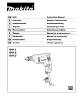 Makita 6412 Bedienungsanleitung