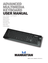 Manhattan Multimedia Keyboard Benutzerhandbuch