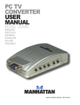 Manhattan PC TV Converter Benutzerhandbuch