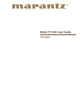 Marantz Turntable TT-15S1 Benutzerhandbuch