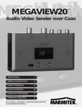 Marmitek A/V transmitters over Coax and CAT5: MegaView20 Audio Video Sender over Coax Benutzerhandbuch