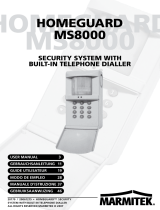 Marmitek HOMEGUARD MS8000 Benutzerhandbuch