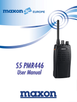 Maxon S5 PMR446 Benutzerhandbuch