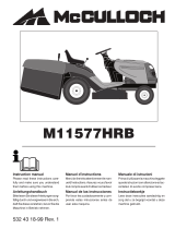 McCulloch M11577HRB Benutzerhandbuch