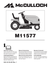 McCulloch M11577 Benutzerhandbuch