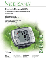 Medisana Bloodpressure monitor HGC Bedienungsanleitung