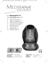 Medisana Massage seat cover MCC Bedienungsanleitung