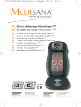 Medisana MCN Shiatsu massage seat cover Bedienungsanleitung