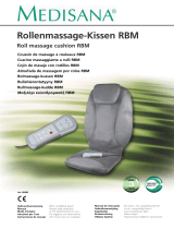 Medisana Rolling massage seat cover RBM Bedienungsanleitung