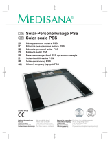 Medisana Solar personal scales PSS Bedienungsanleitung