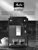 Melitta Avanza 600 Serie Benutzerhandbuch