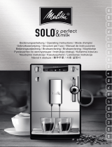 Melitta CAFFEO SOLO & Perfect Milk Bedienungsanleitung