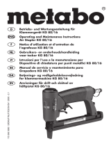 Metabo KG 80 Benutzerhandbuch