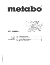 Metabo KGS 255 Plus Benutzerhandbuch