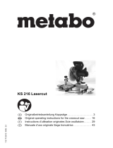 Metabo KS216M Benutzerhandbuch
