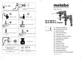 Metabo Sb e 600 R+L Bedienungsanleitung