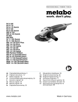 Metabo WE 14-125 Plus Benutzerhandbuch