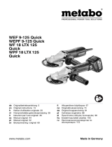 Metabo WF 18 LTX 125 Bedienungsanleitung