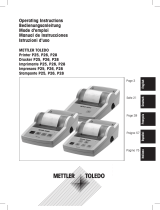 Mettler Toledo P25 Operating Instructions Manual