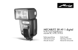 Metz mecablitz 58 AF-1 digital Canon Benutzerhandbuch