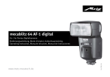 Metz Mecablitz 64 AF-1 digital - Pentax Bedienungsanleitung