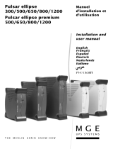MGE UPS Systems 300, 500, 650, 800, 1200, Premium 500, Premium 650, Premium 800, Premium 1200 Benutzerhandbuch