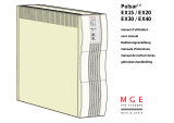 MGE UPS Systems EX20 Benutzerhandbuch