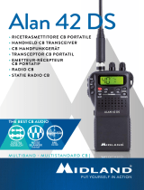 Midland Alan 42 DS CB Portable AM/FM Multi Bande Radio Émetteur-Récepteur Bedienungsanleitung