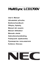 Mitsubishi MultiSync® LCD1700V Bedienungsanleitung