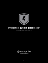 Mophie Juice pack air iPhone 5s Benutzerhandbuch