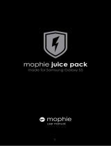 Mophie Juice pack - Galaxy S5 Benutzerhandbuch