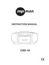 MPMan CSD18 Bedienungsanleitung