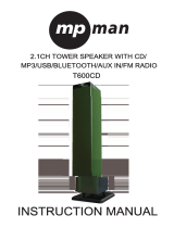 MPMan T600CD Bedienungsanleitung