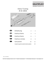 MULTIPLEX Antriebssatz Xeno Tuning Bedienungsanleitung