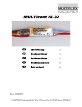 MULTIPLEX Multicont M32 Bedienungsanleitung