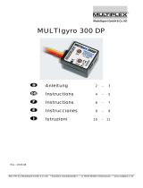 MULTIPLEX Multigyro 300 Dp Bedienungsanleitung