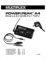 MULTIPLEX Power Peak A4 EQ-LCD - 30 8560 Bedienungsanleitung