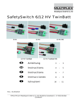 MULTIPLEX Safety Switch 12 Hv Bedienungsanleitung