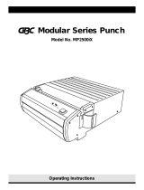 GBC GBC MP2500ix Modular Punch Bedienungsanleitung