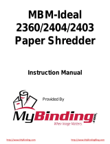 MyBinding MBM-Ideal 2360 2404 2403 Benutzerhandbuch